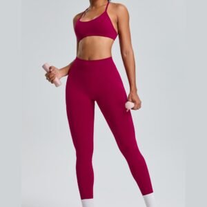 Fashion High Waist Gym Yoga Wear Fitness Workout Sport Scrunch Bum Leggings for Women