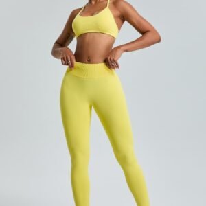 Seamless Activewear Sets Gym Fitness Wear Workout Leggings Sets Fashion Clothes Yoga Sets For Women 2 piece