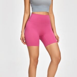 Wholesale Casual Summer Women Sweat Shorts Scrunch Butt No Front Seam Stretch Sexy Gym Yoga Shorts