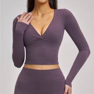 Wholesale V-neck Yoga Vest Tight Sports Crop Top Outdoor Running Fitness Customize Tank Top